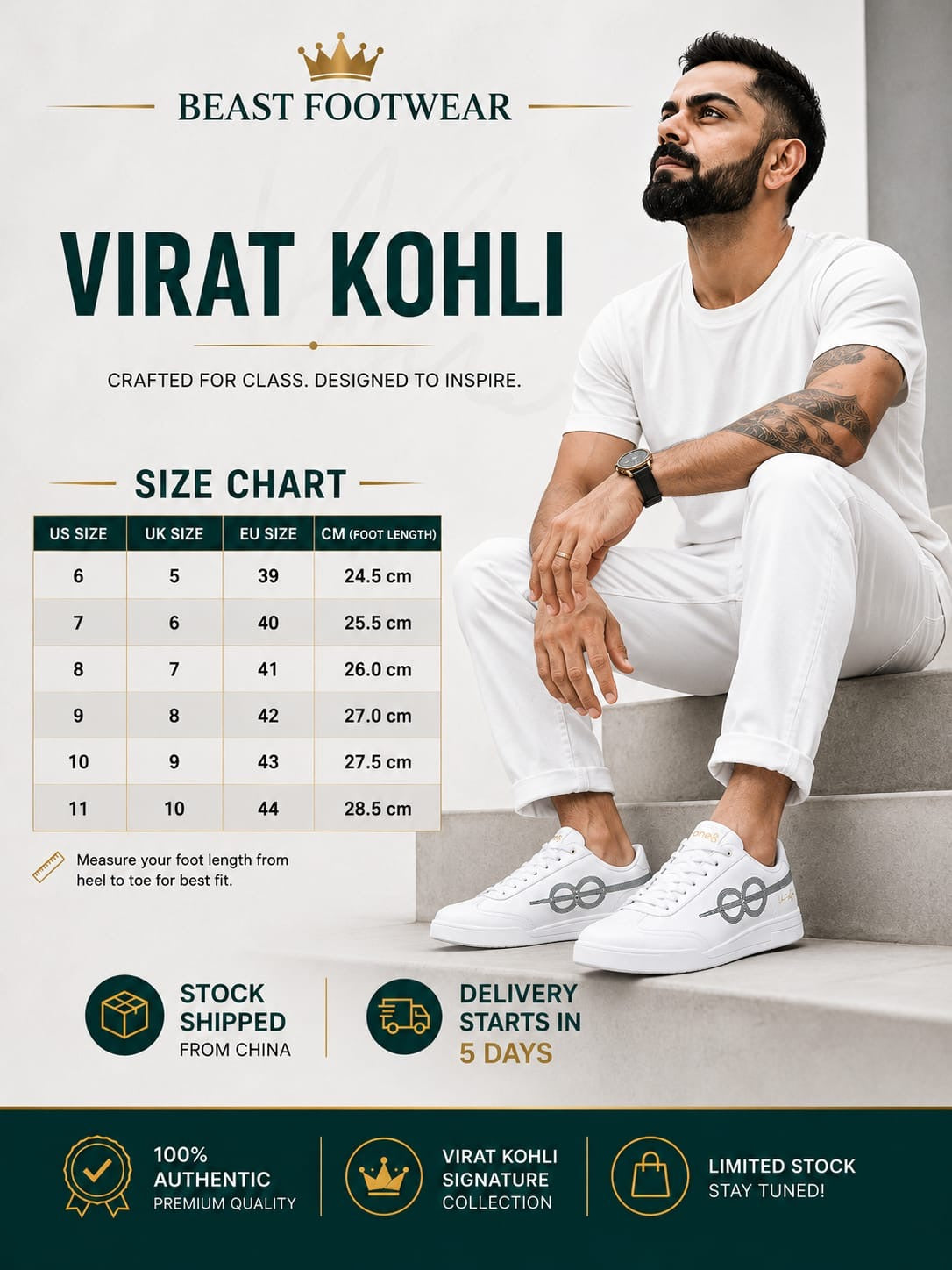 ONE8 White Sneakers for Men – Stylish Casual shoes